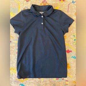 Lands’End Uniform Shirt Size 14 Girls Navy